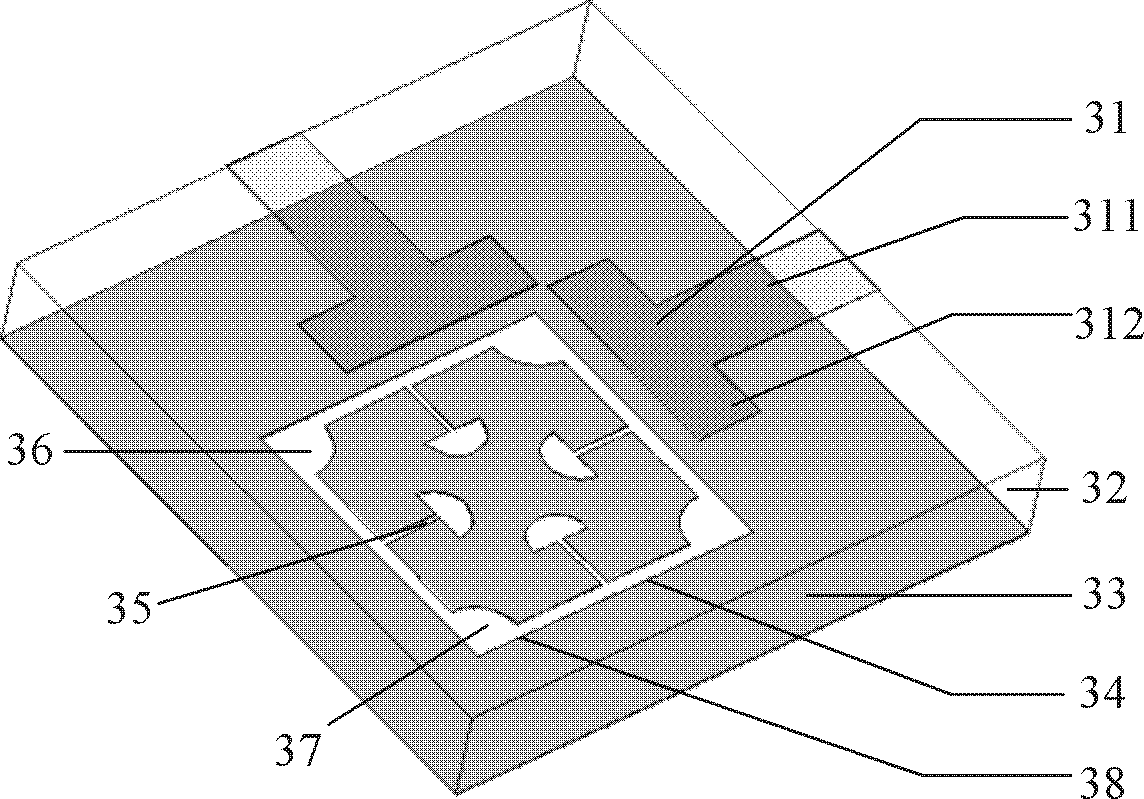 Microstrip bimodule band-pass filter based on DGS (defected ground structure) square-ring resonator