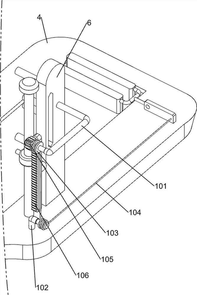 Logo printing device for surface of circular gift packaging box