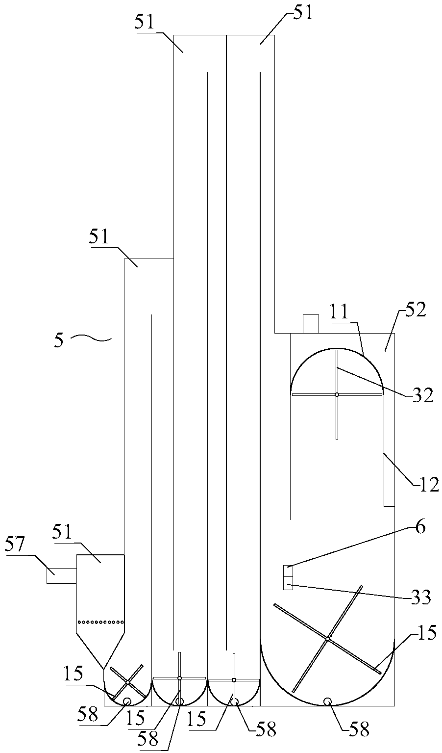 Down water washing control system