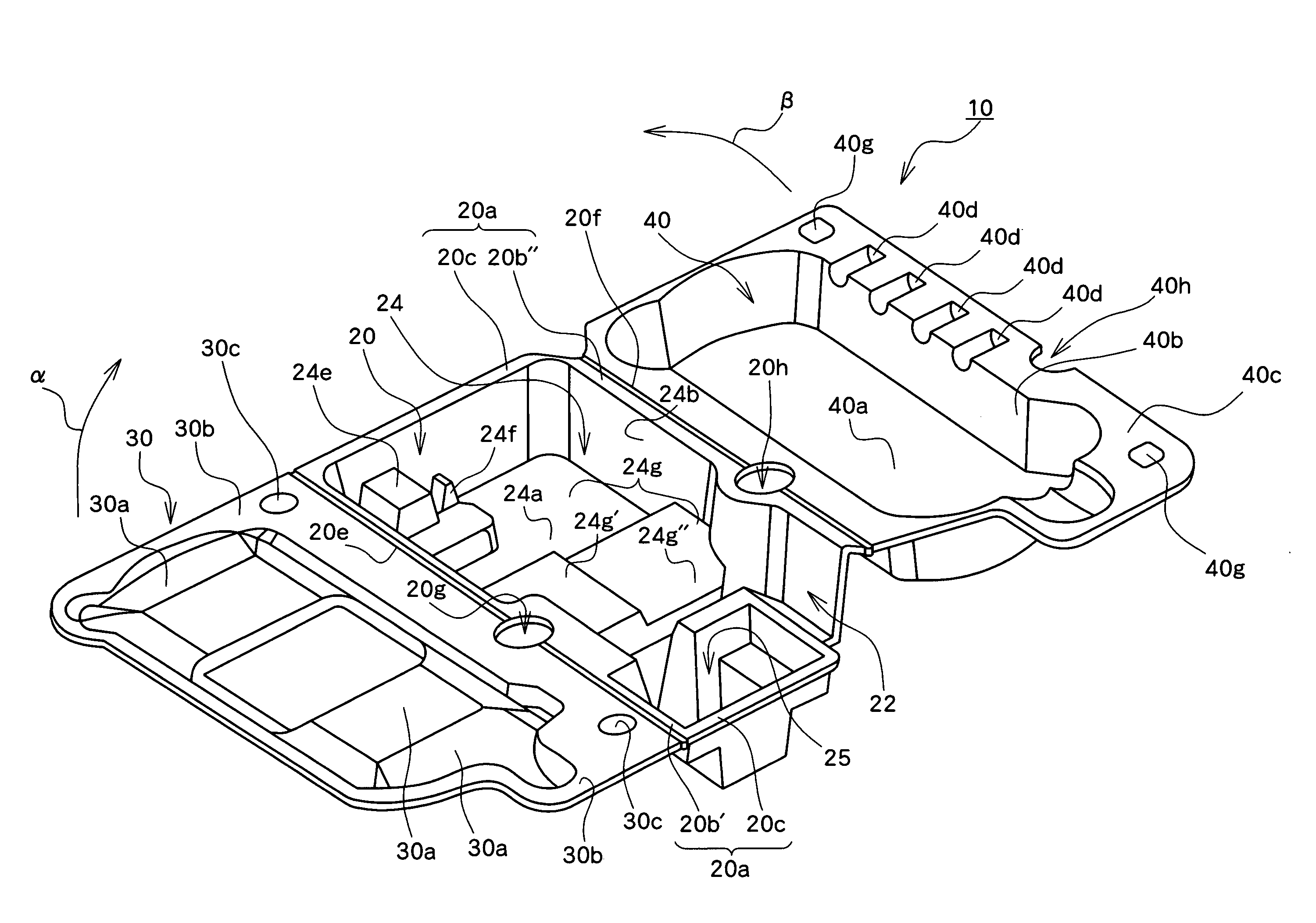 Molded pulp container