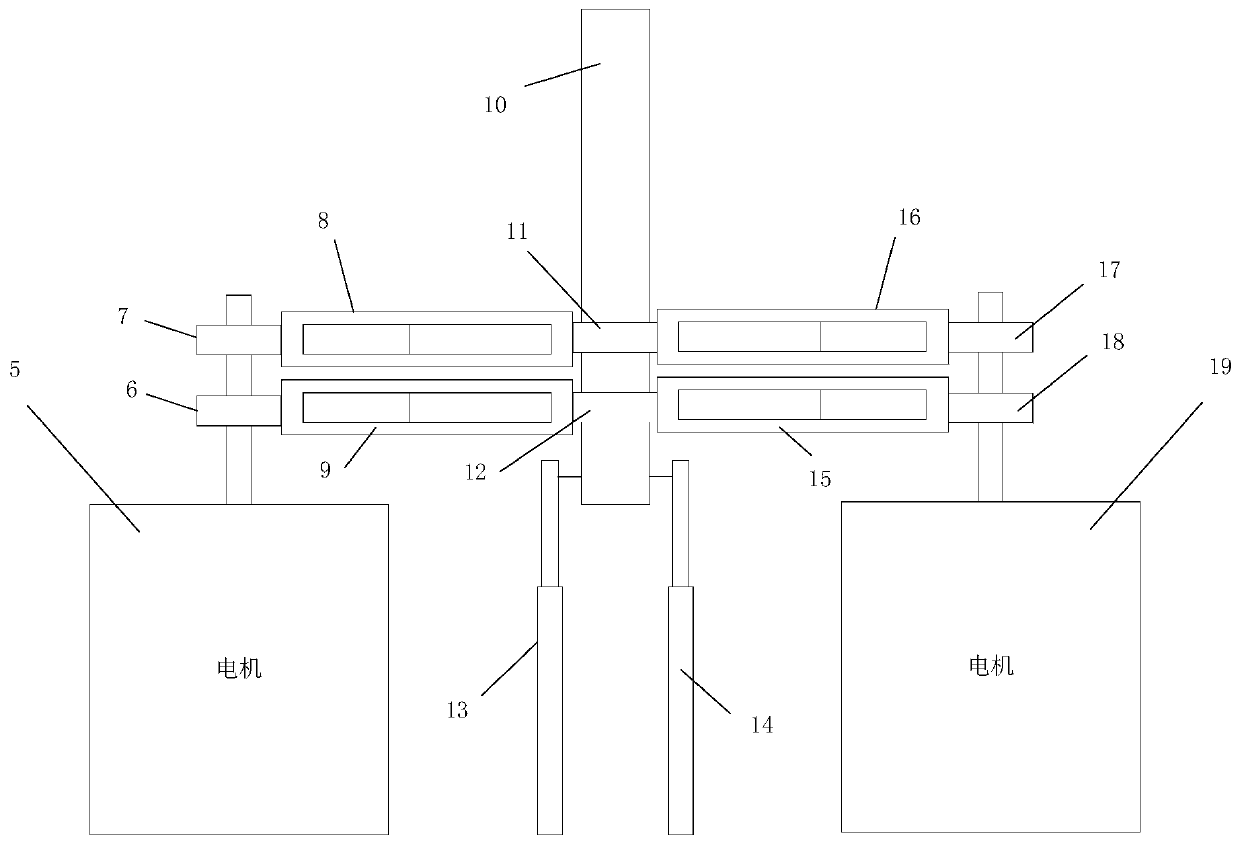 Parallel type dual-redundancy electric steering engine based on overrunning clutch