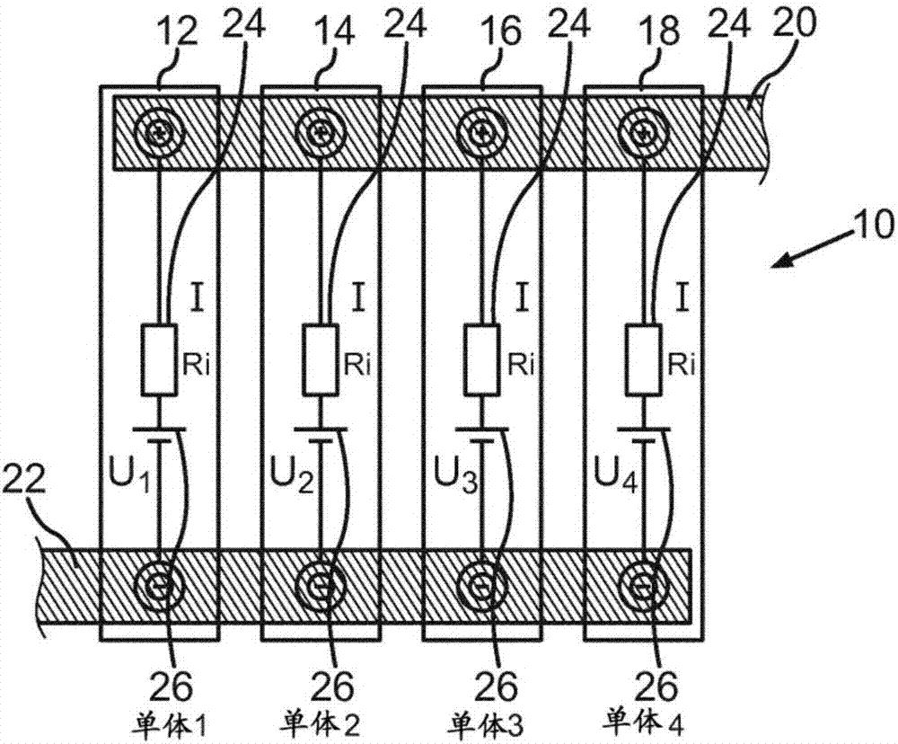 Adjustment of states of charge of battery cells