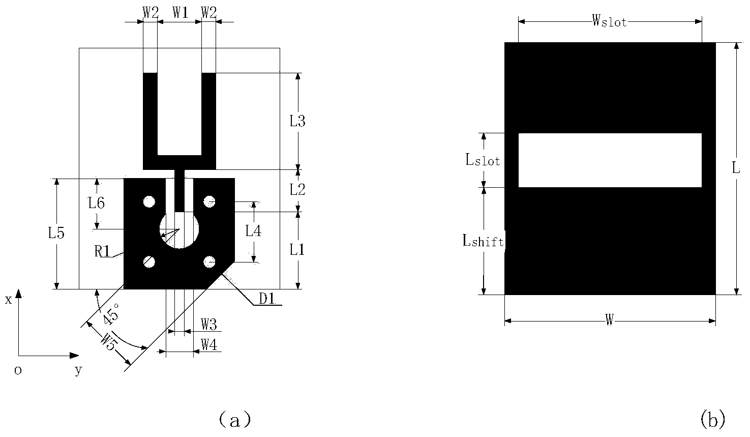 Specific small UWB (Ultra Wide Band) slot antenna for testing breast tumor breast tumor microwaves