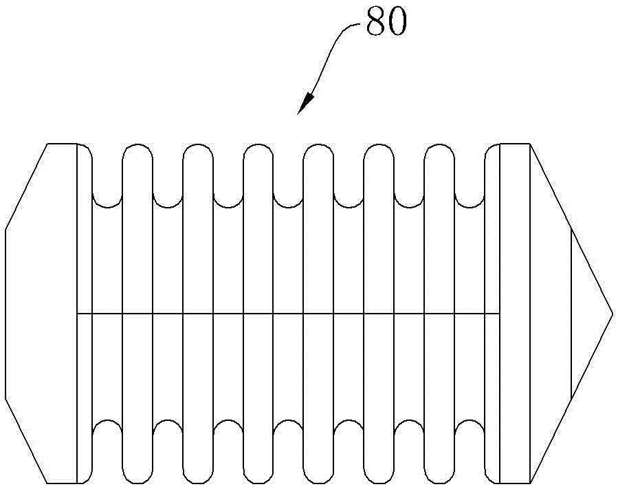 Spinning forming device for metal thin-walled cylindrical workpiece