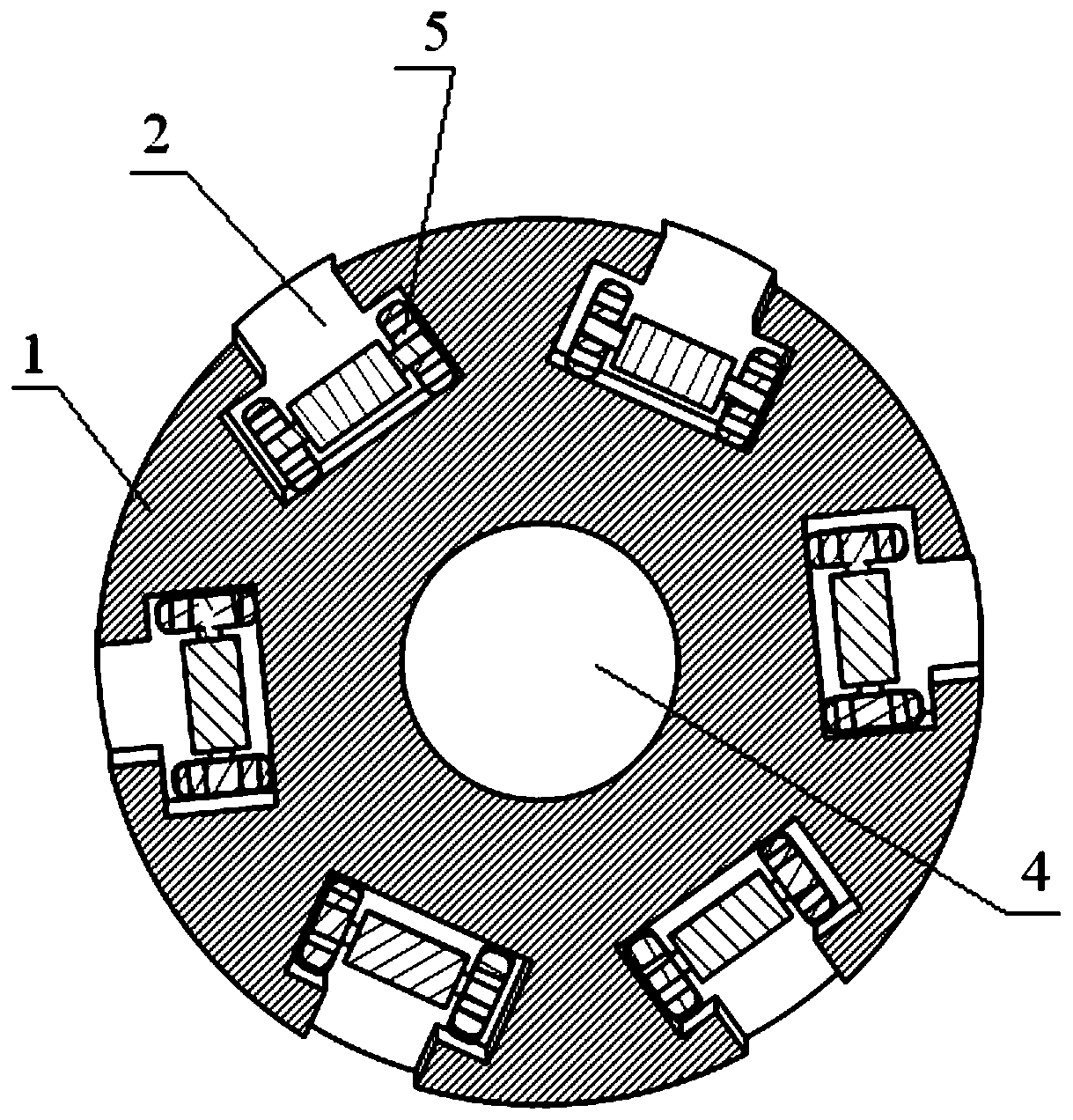 Hole-wall self-adaptive reverse torsion device for coring and drilling in polar hot water