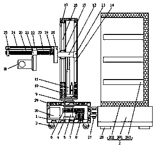 Intelligent manufacturing device based on industrial robot