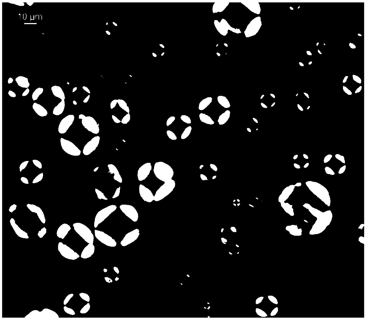 No-wash sleep mask having layered structure and preparation method thereof