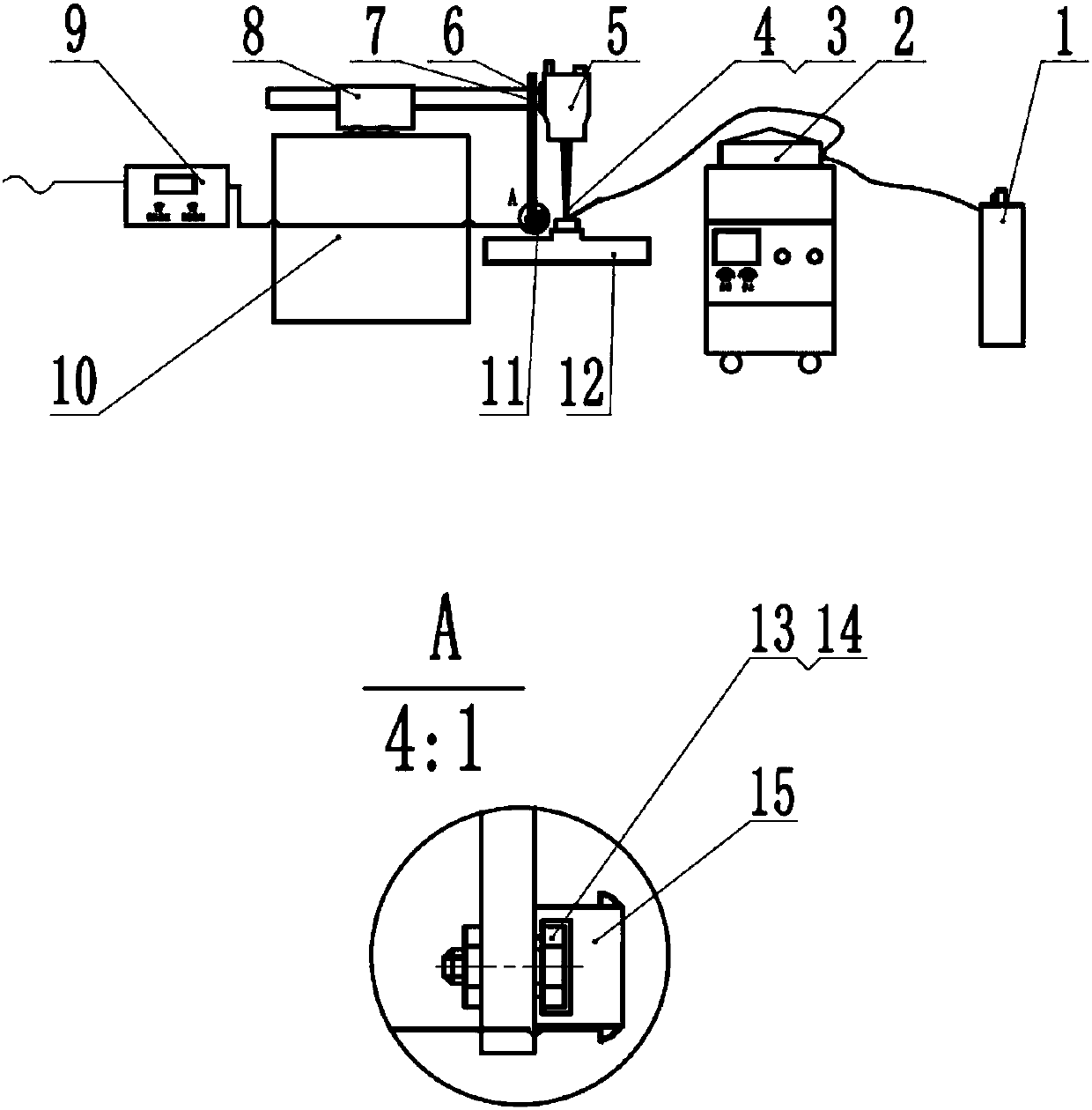 Direct-current electric field-traveling wave magnetic field composite method for improving quality of cladding layer