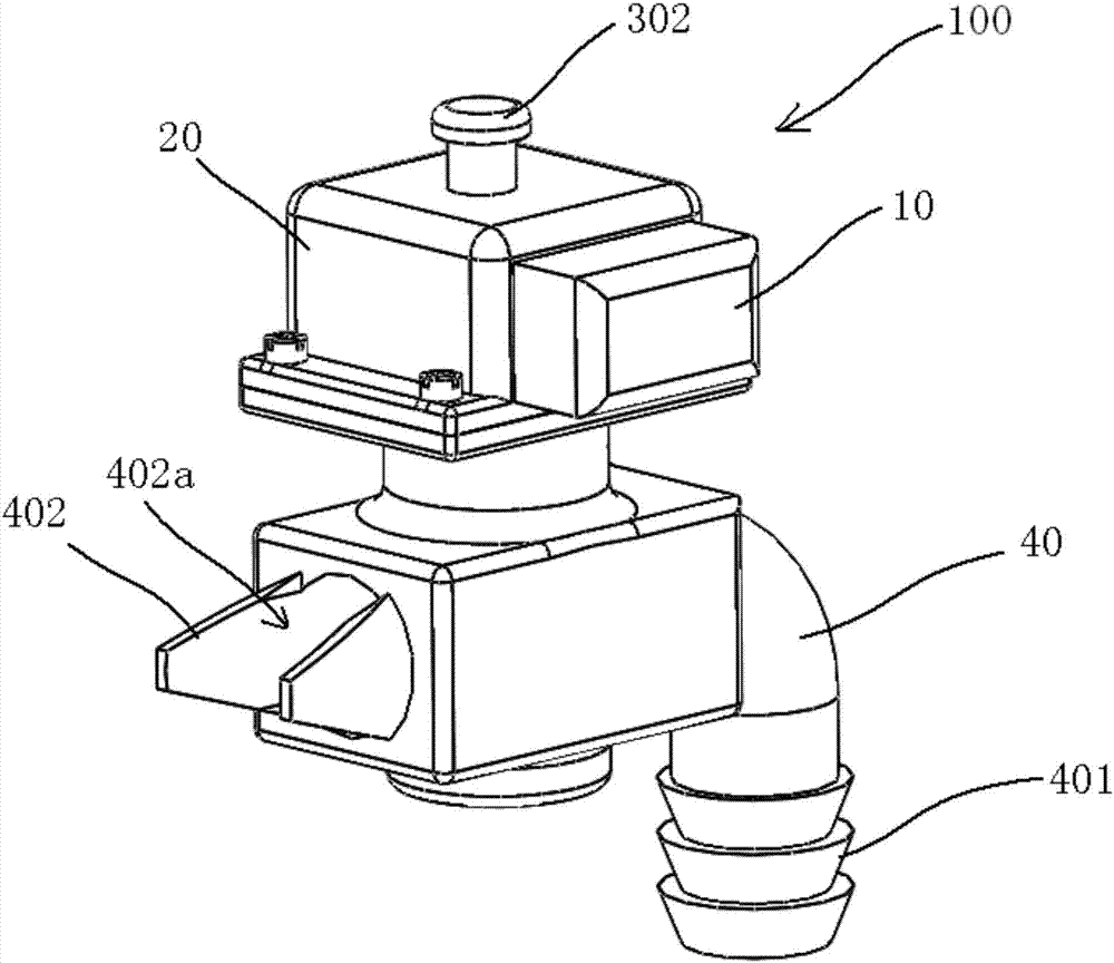 Automatic latex draining device and automatic latex draining method