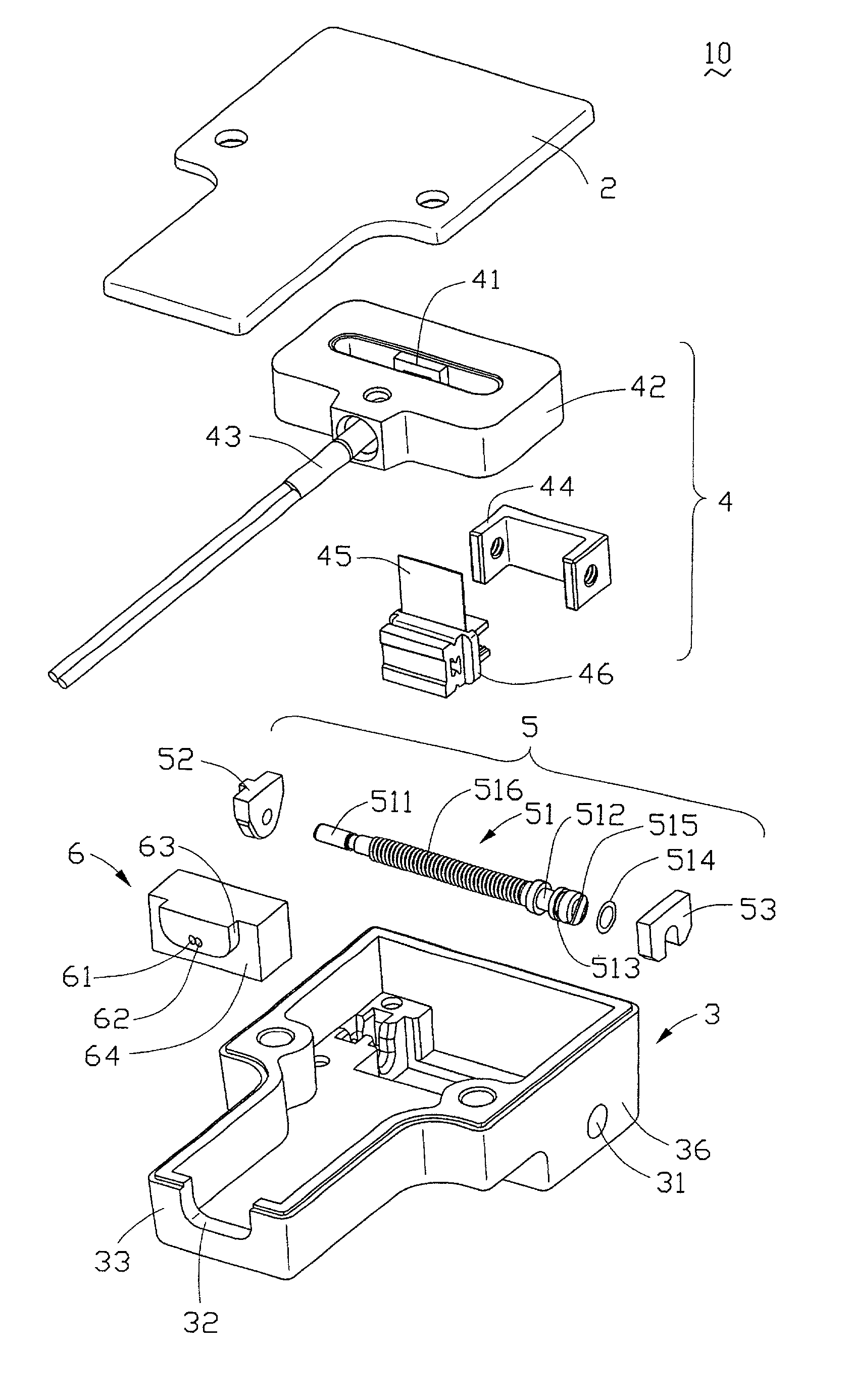 Manual variable optical attenuator having sealing gasket