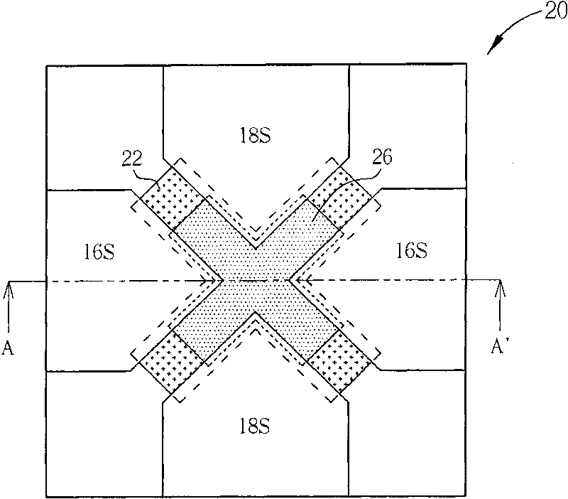 Capacitance type touch display panel and capacitance type touch display substrate