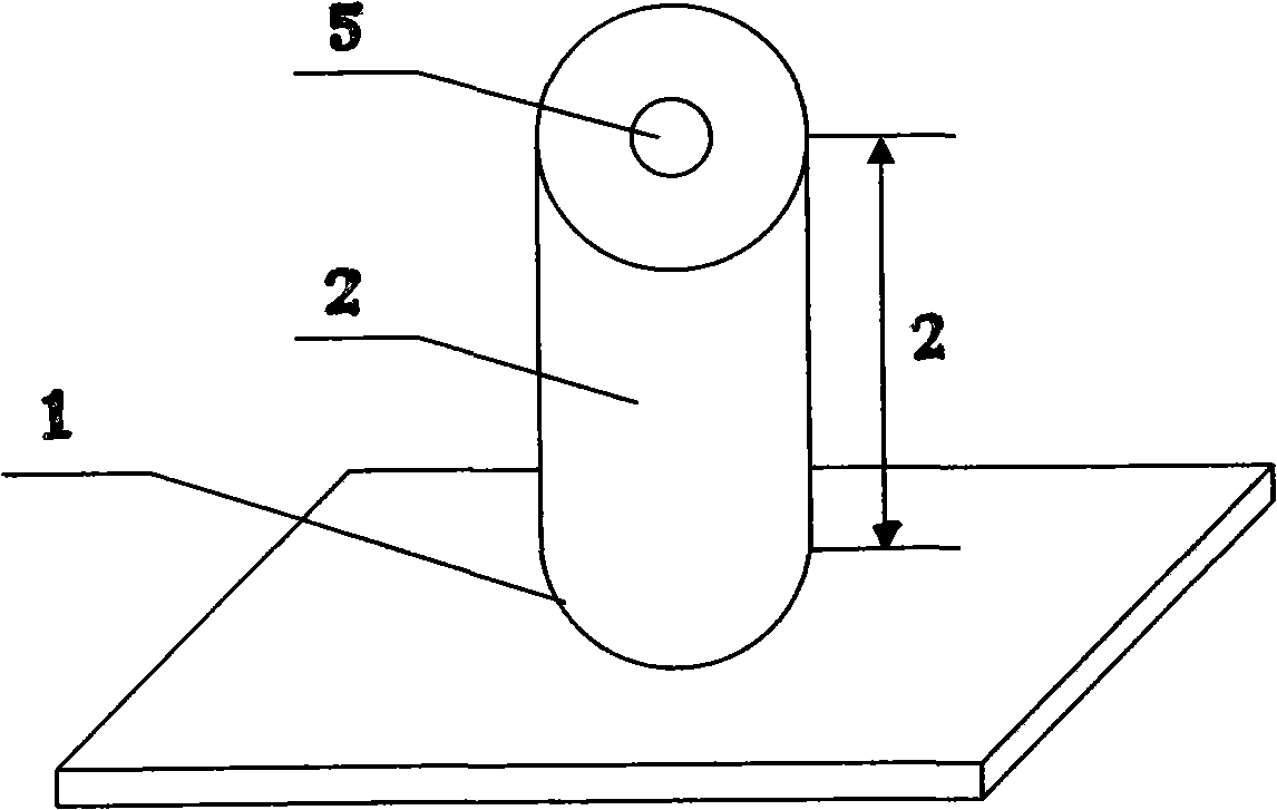 Supercritical heat waves heat-transfer element and its working medium loading sealing method