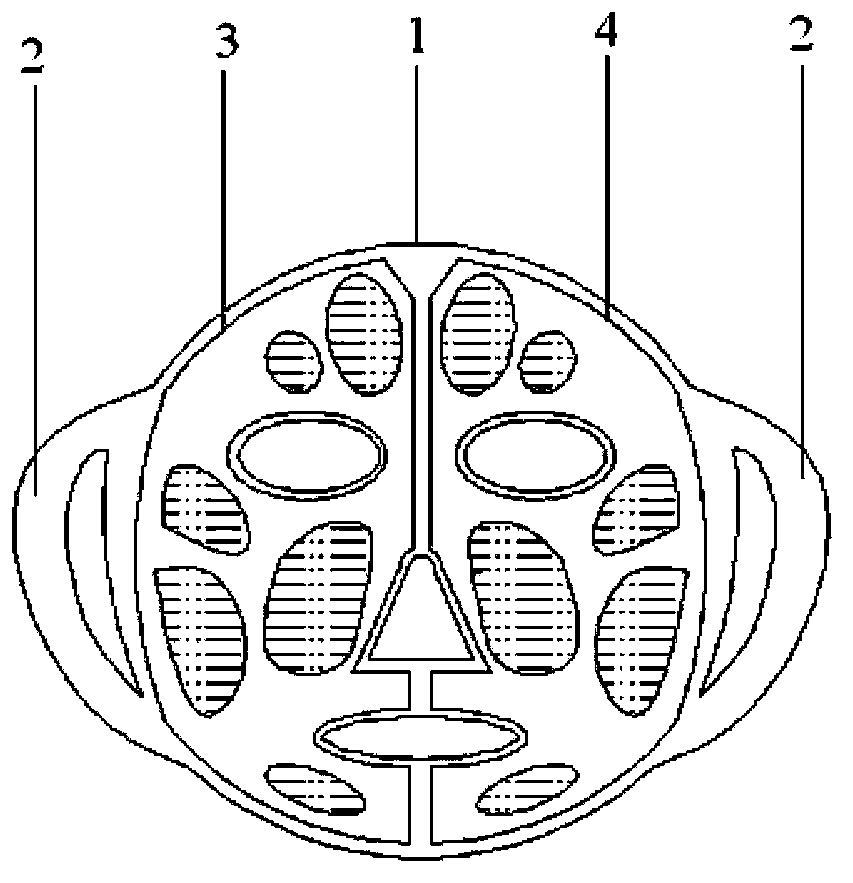 Steam hot compress facial mask and production technology thereof