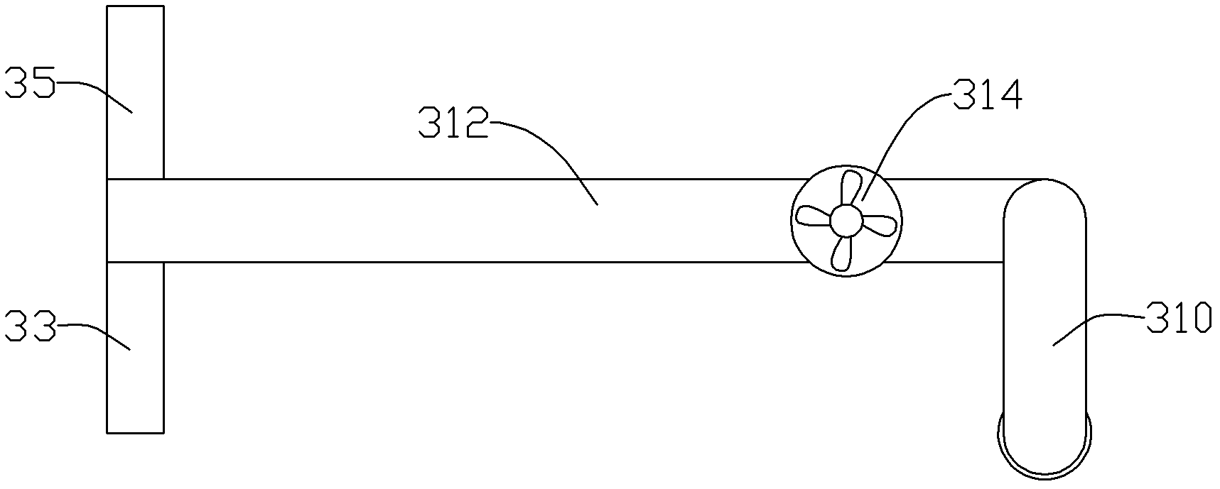 Waste gas treatment apparatus and asphalt mixture heat regeneration equipment