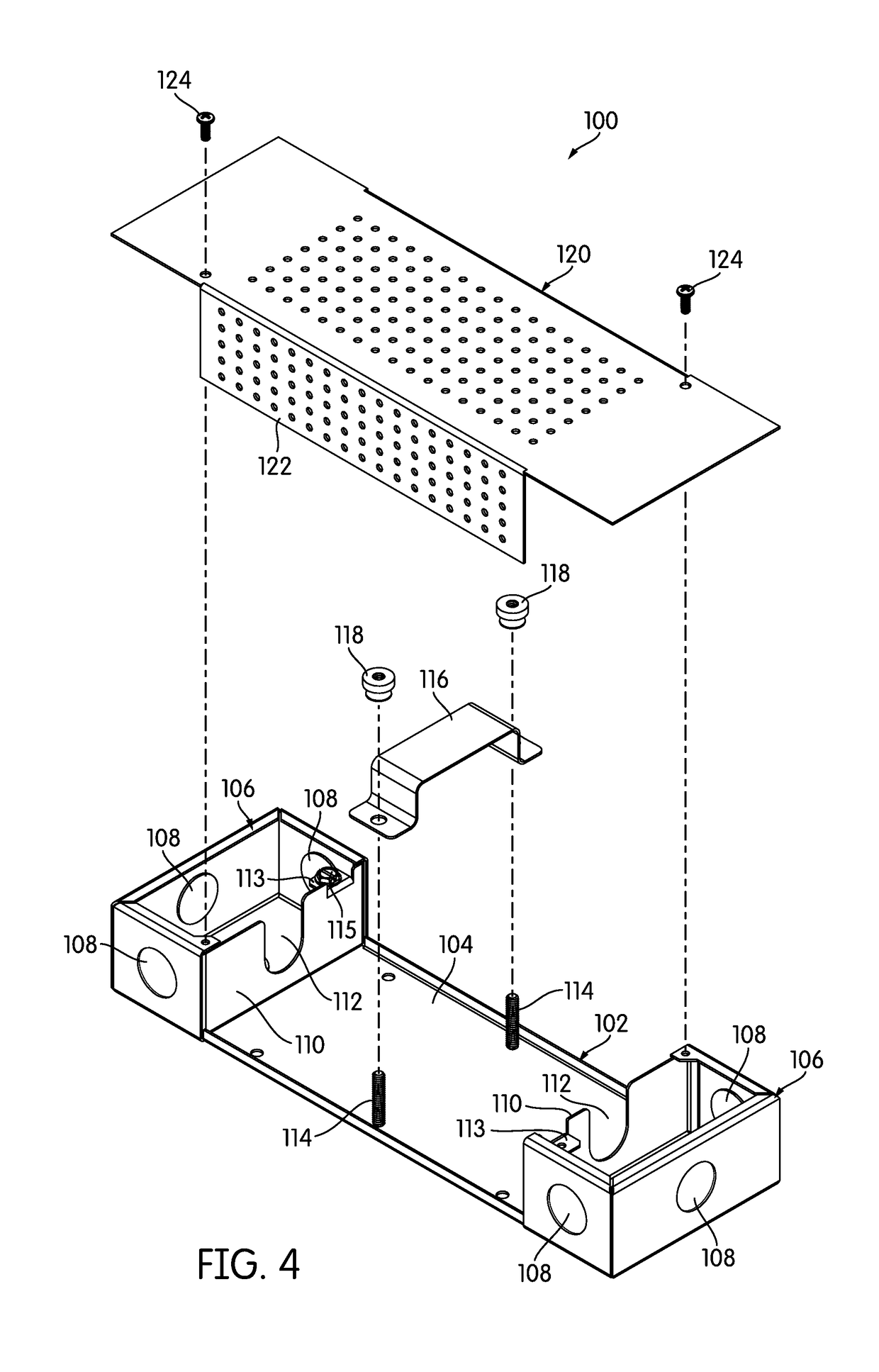 Junction box for LED drivers