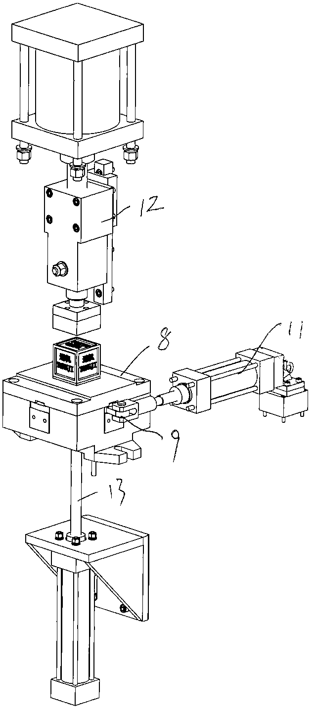 Cold printing machine for hexagonal soaps