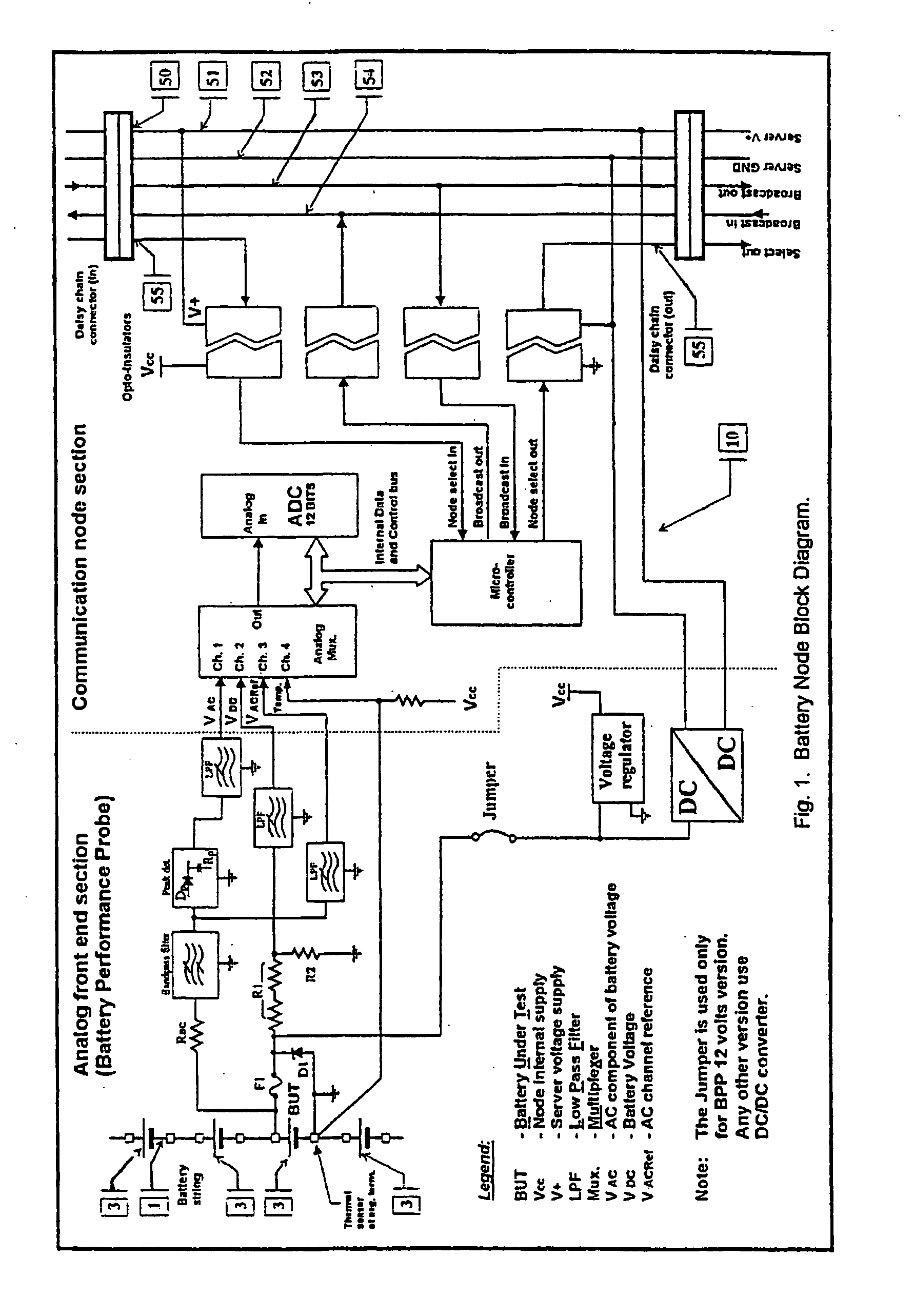 Method and apparatus for the continuous performance monitoring of a lead acid battery system