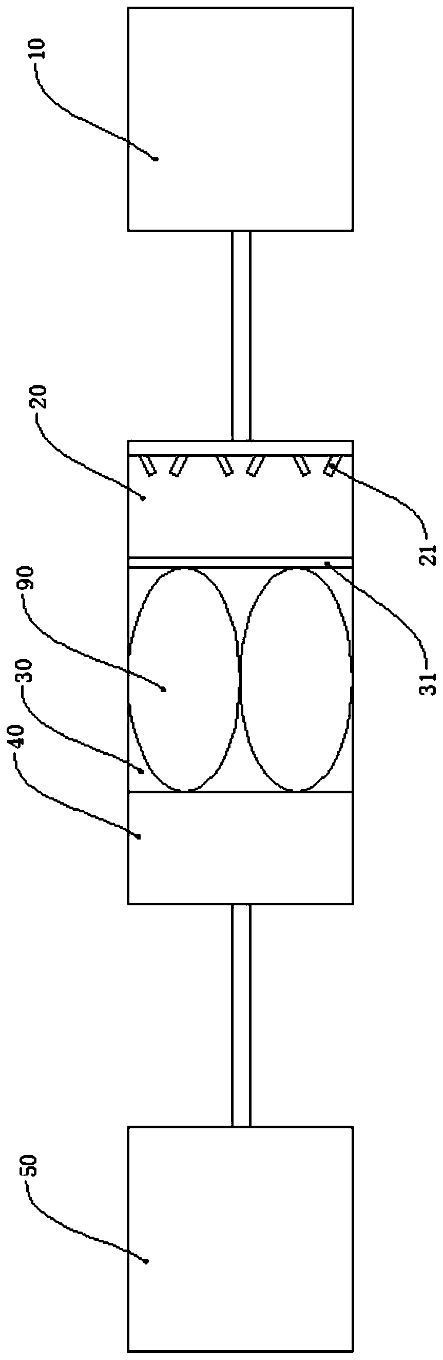 Ecological bag permeation parameter measuring device and method