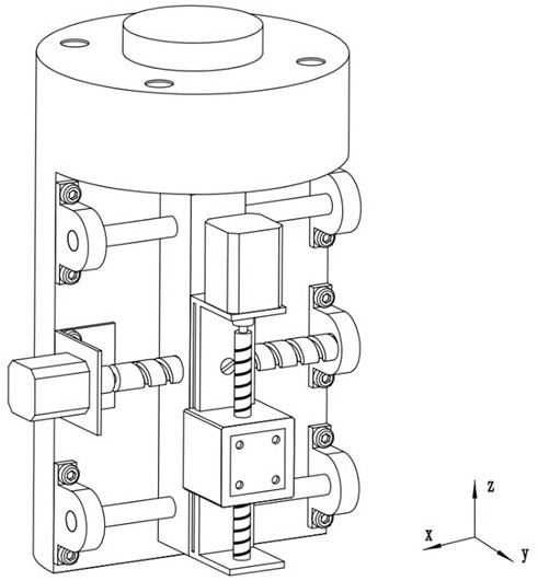 Flexible needle puncture mechanism for tail end of mechanical arm