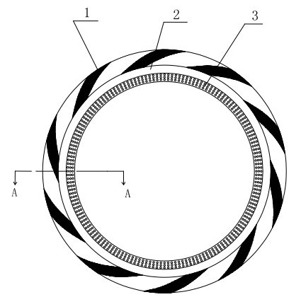 Self-sealed zero leakage hydrophobic molded surface mechanical sealing end face structure