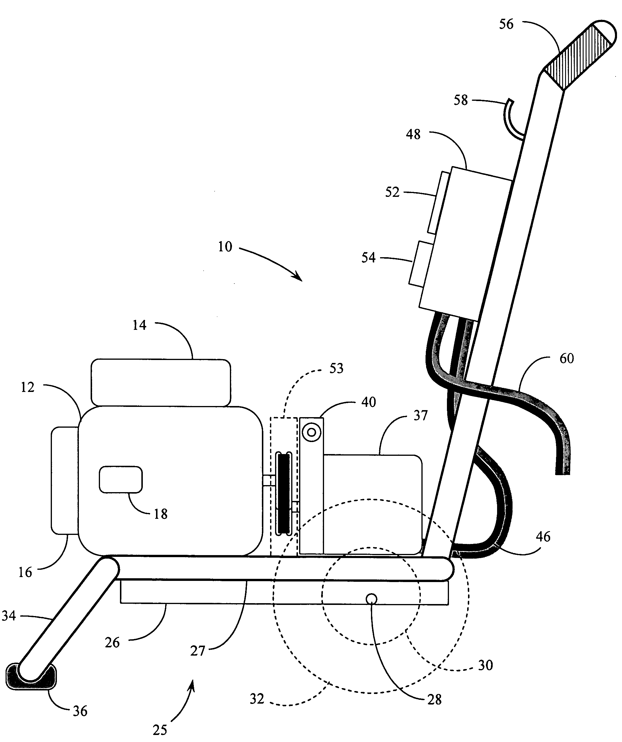 Portable battery charger powered by internal combustion engine