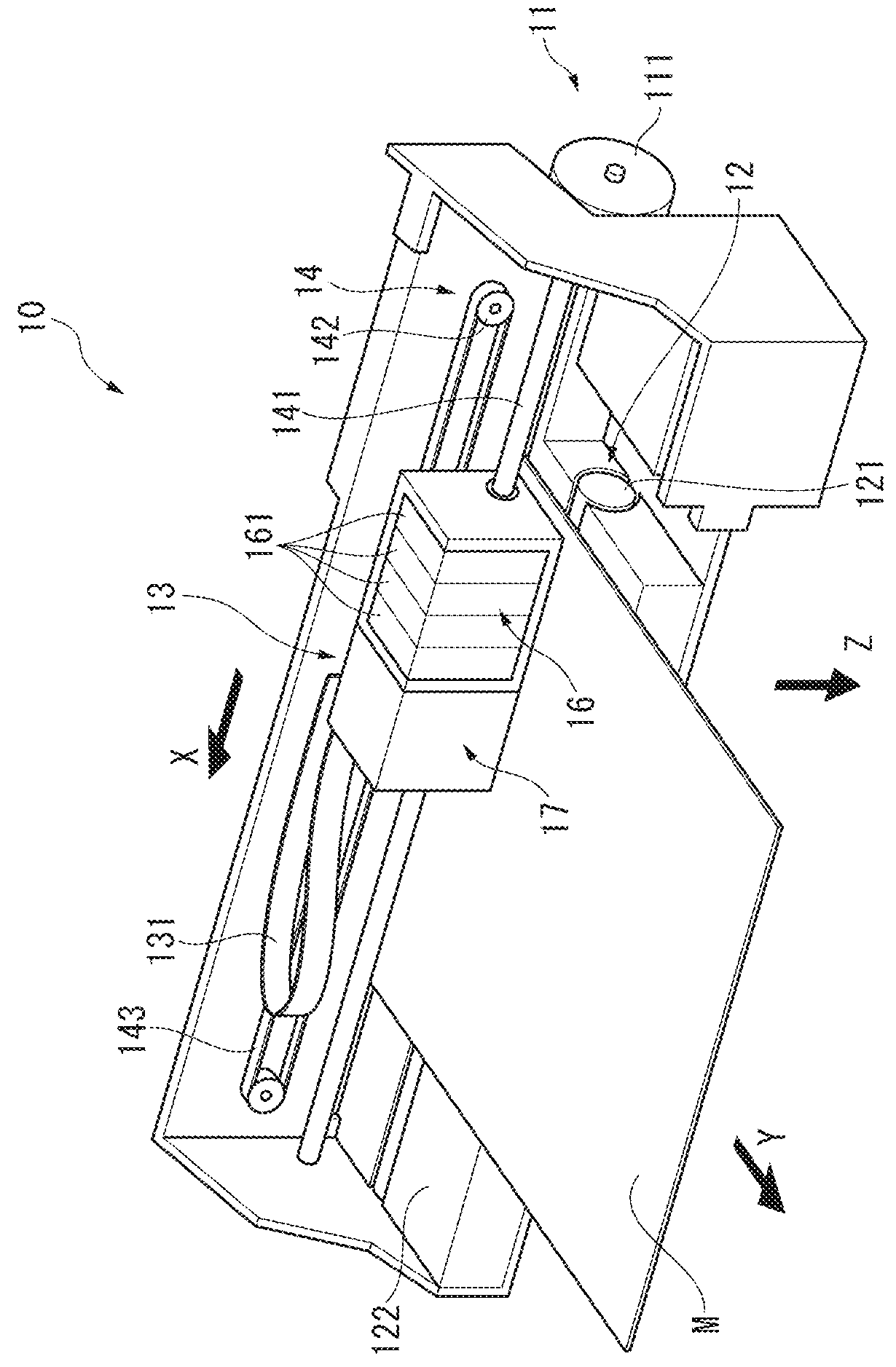 Measurement device and printing apparatus