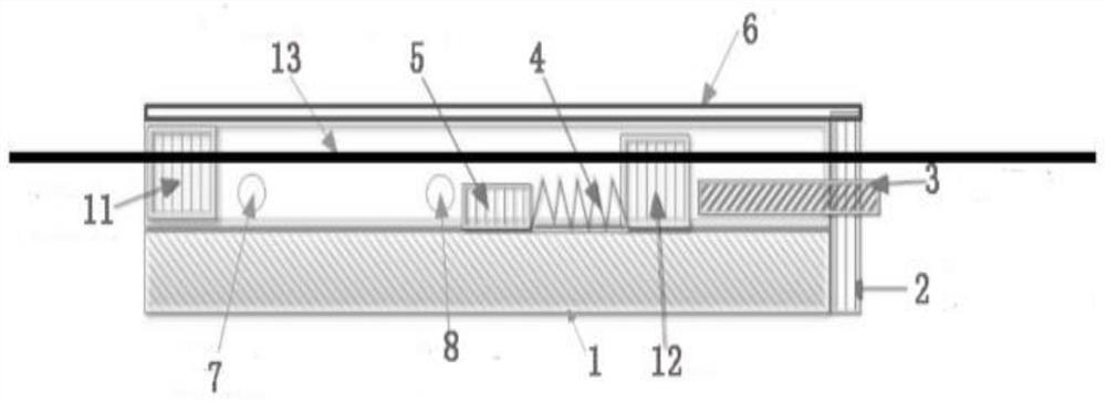 Fiber bragg grating packaging structure and packaging method