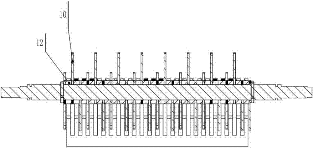 Crude separation mechanism for liquid dung