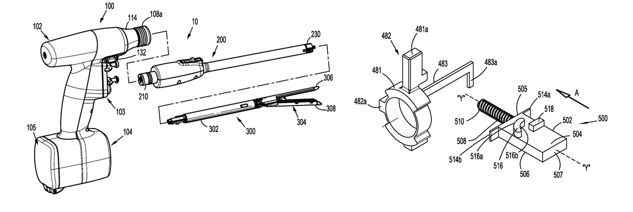 Adapter load button lockout