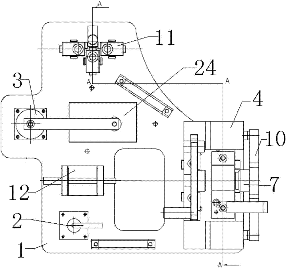 A kind of anti-twist assembly tool for the rear hydraulic bushing of the front lower swing arm of the automobile