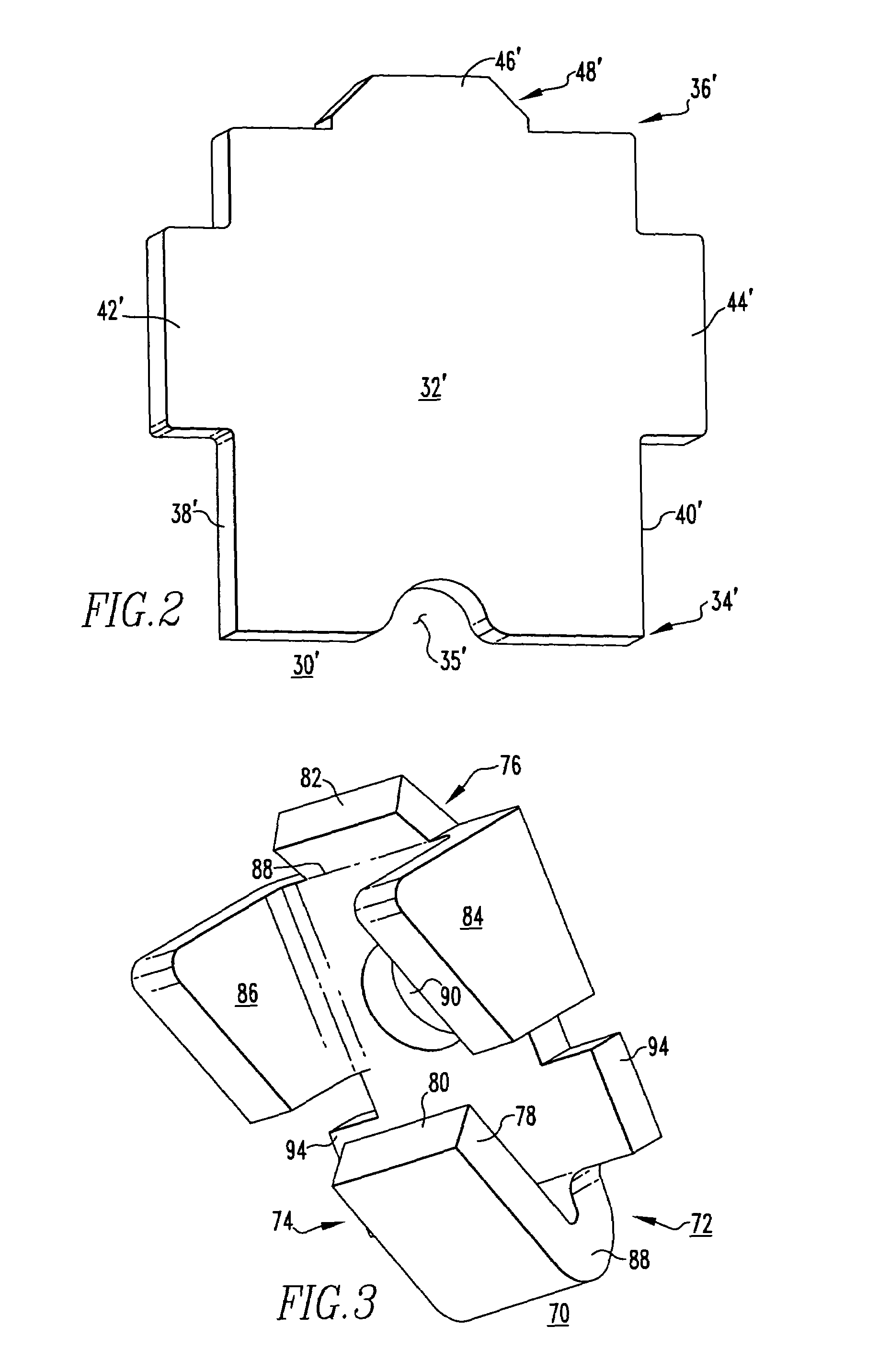 Secondary arc chute and electrical switching apparatus incorporating same