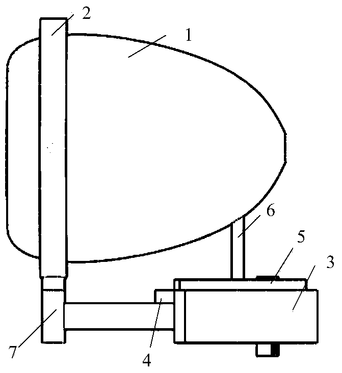 Car headlamp follow-up steering arc driving system