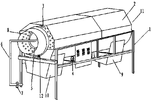 Kitchen waste integrated sorting machine and method