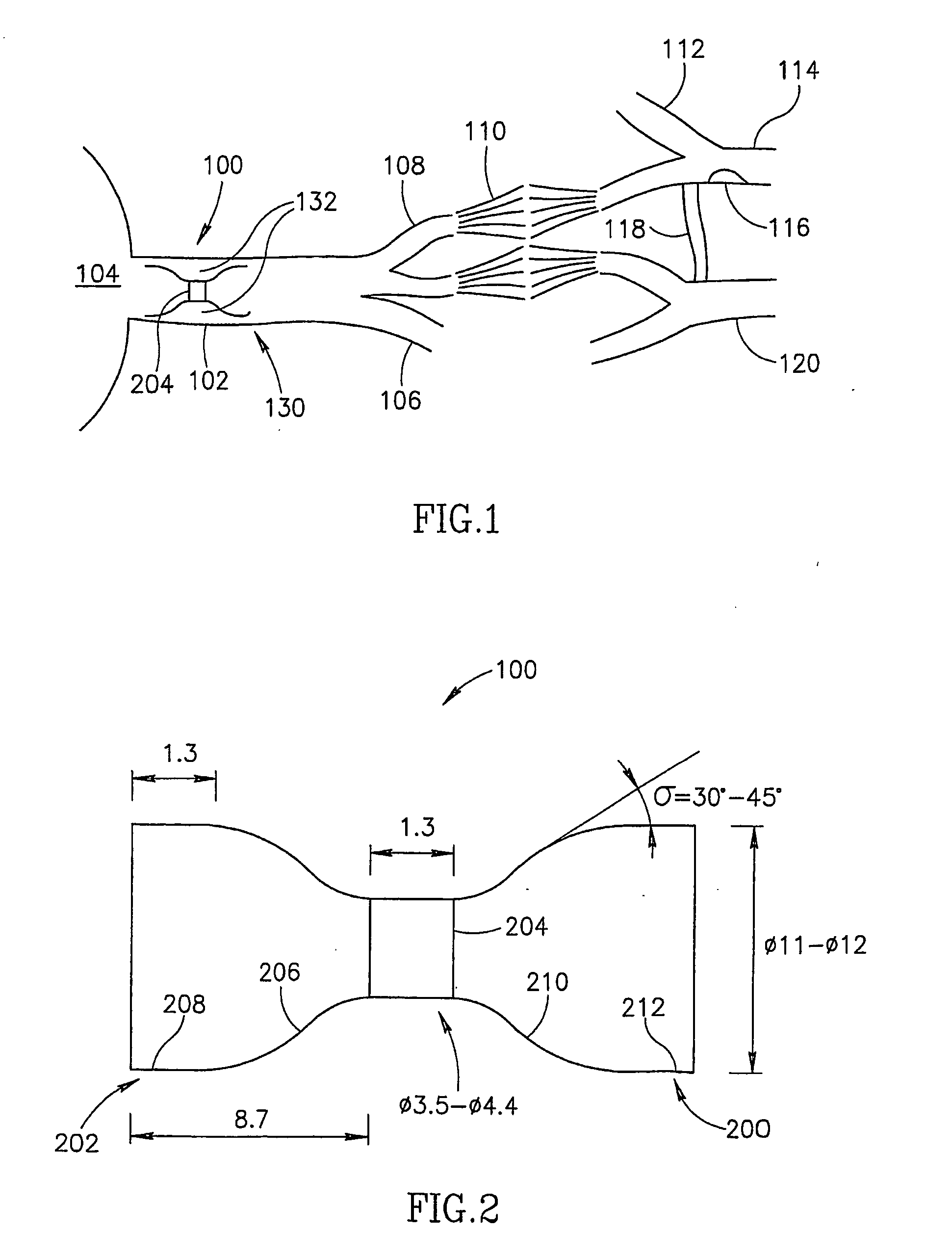 Flow reducing implant