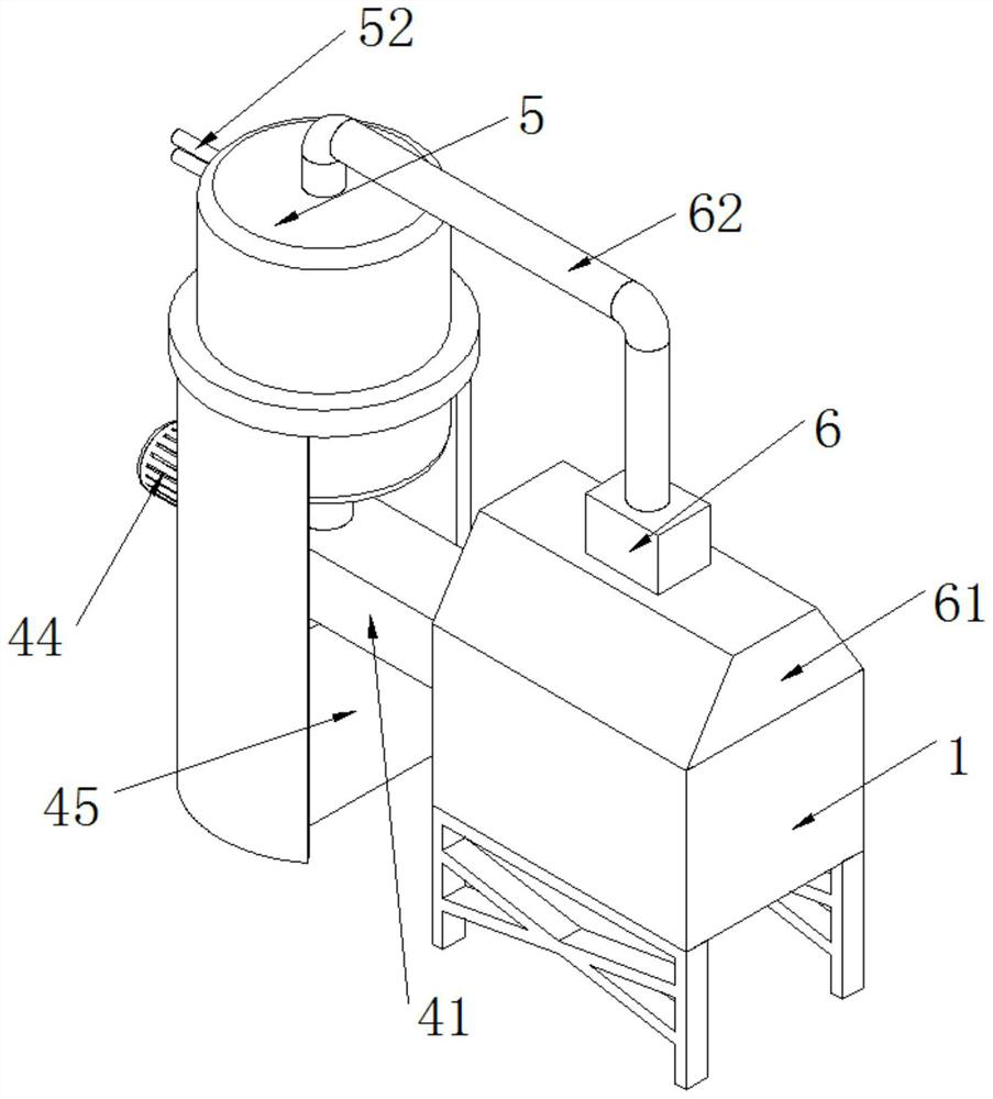 Dry powder premixed mortar production device