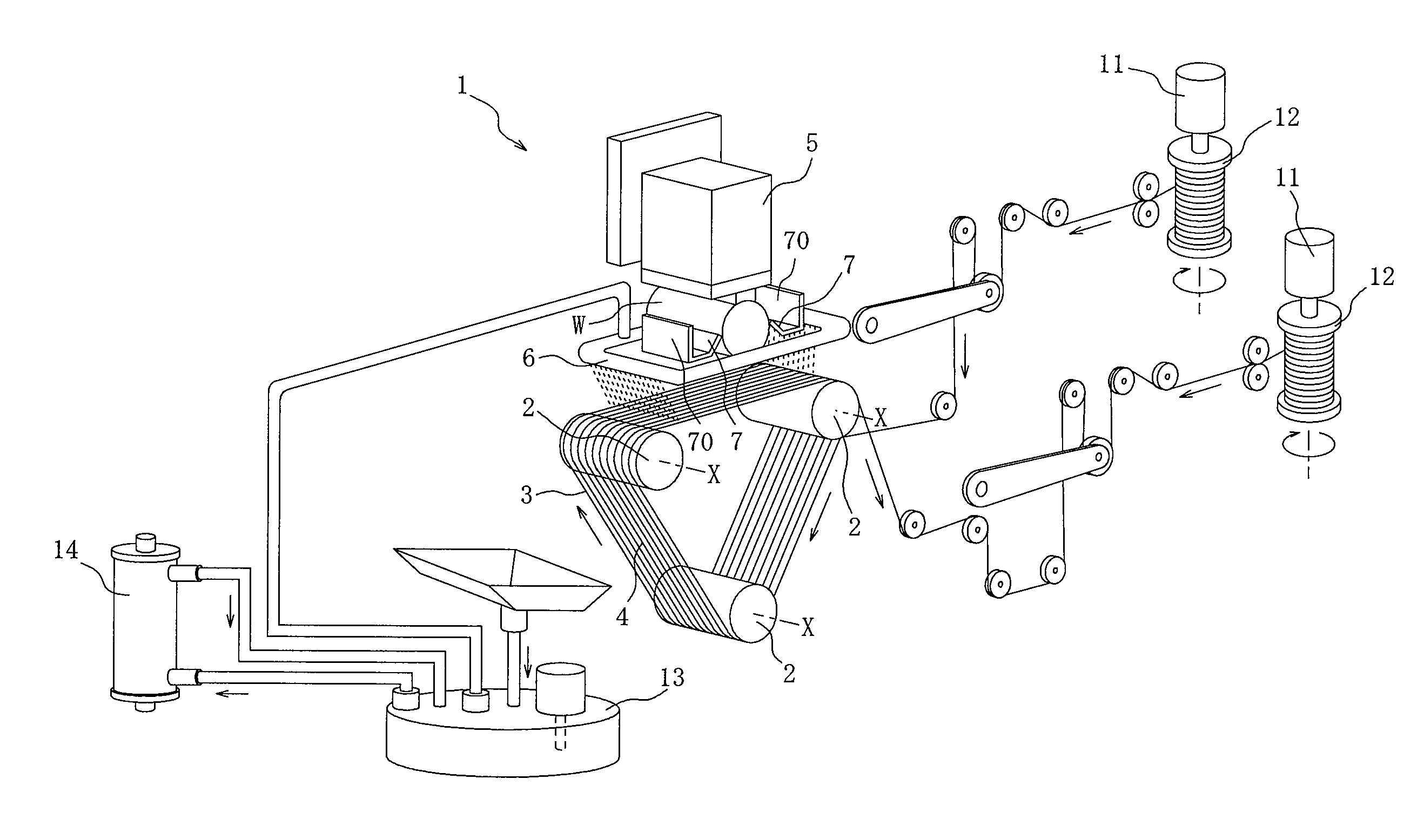 Wire saw device