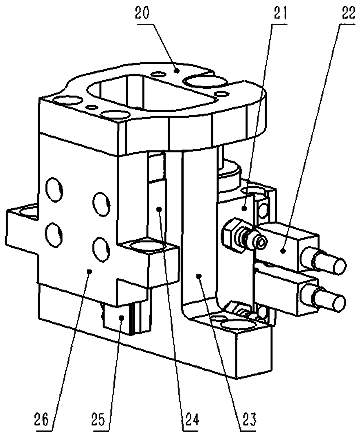 Automatic clamping and focusing mechanism for vehicle-mounted camera