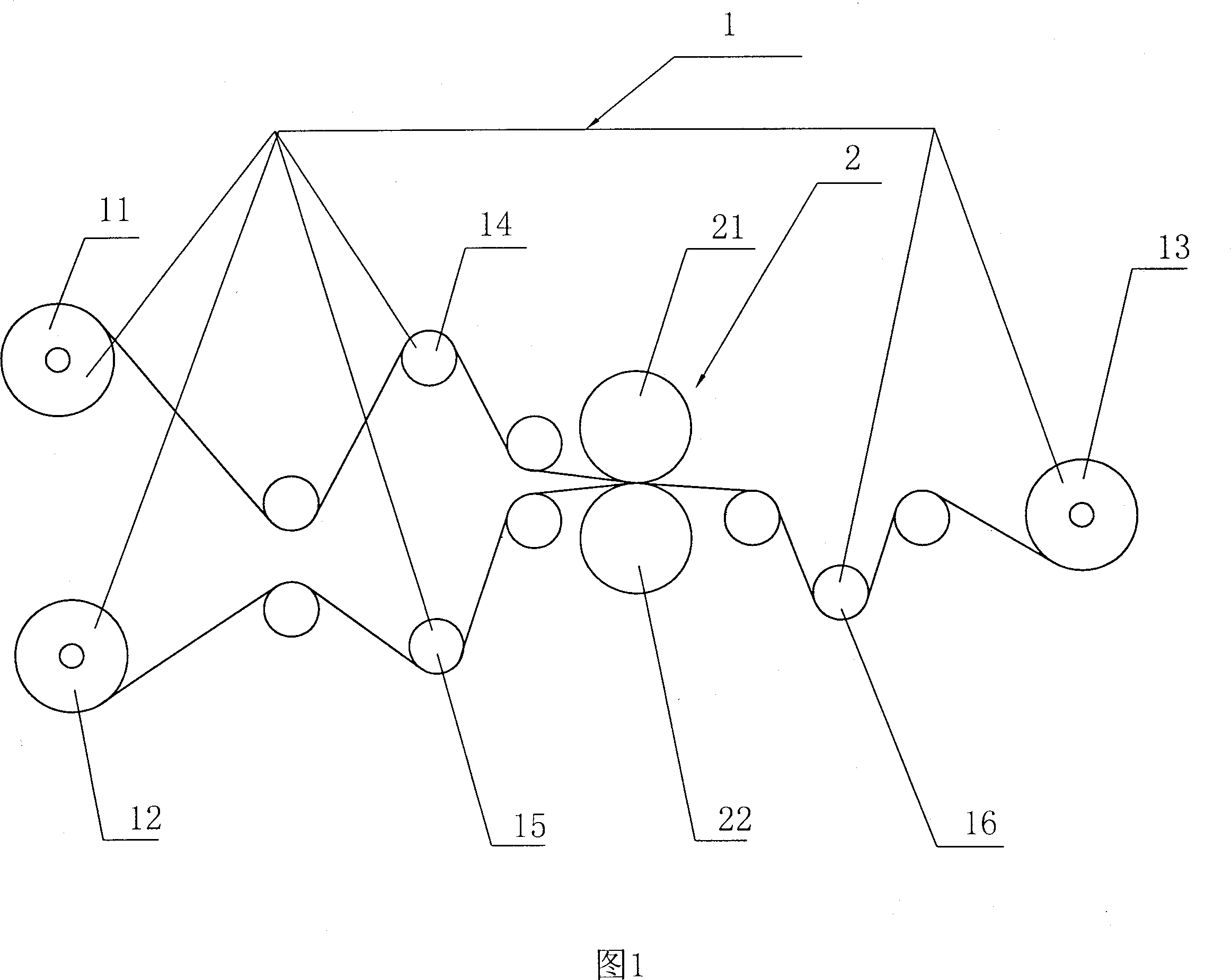 Manufacture process and apparatus for PTFE supported composite filtering film