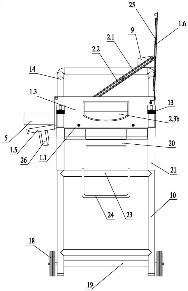 Portable door-to-door service nursing box