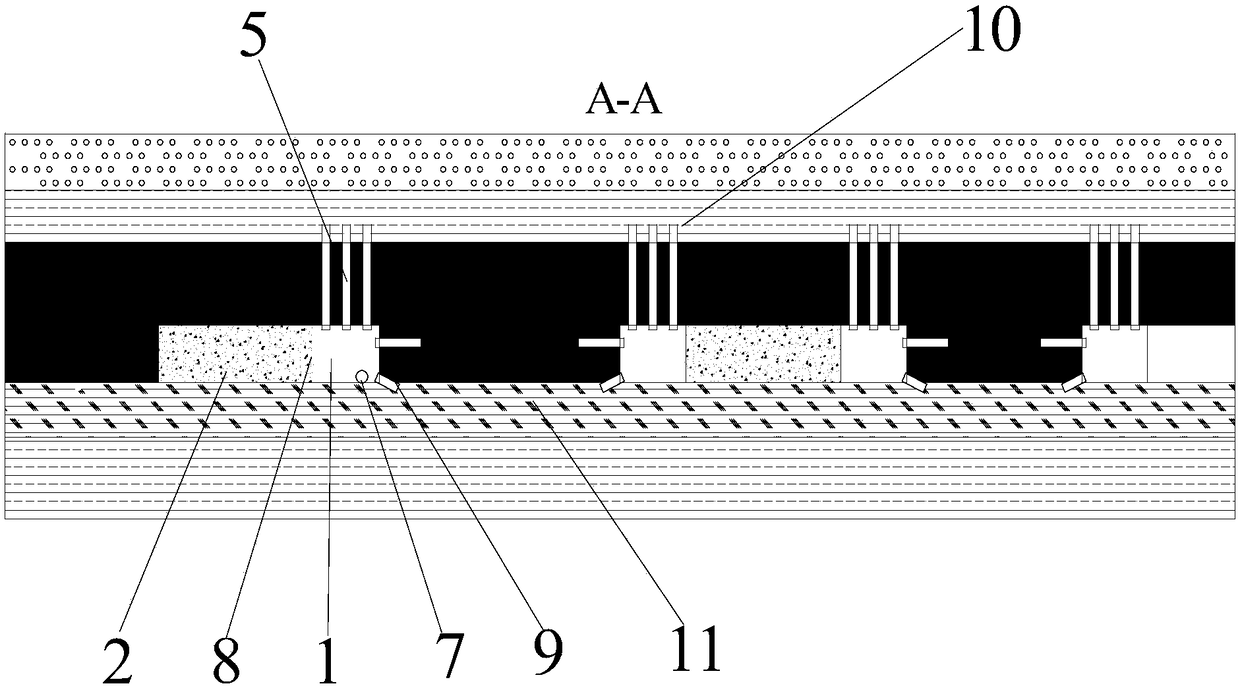 Thick coal seam wide-roadway tunneling and gangue paste body filling roadway forming method