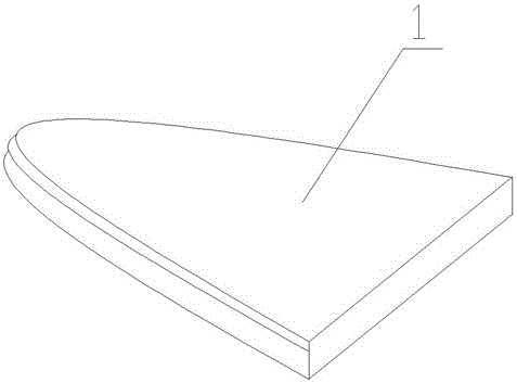 Steel-bar-free high-heeled shoe insole and manufacturing method thereof