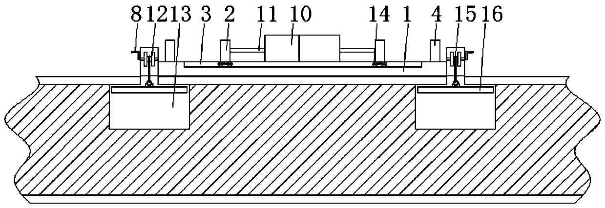 A fixture for textile equipment