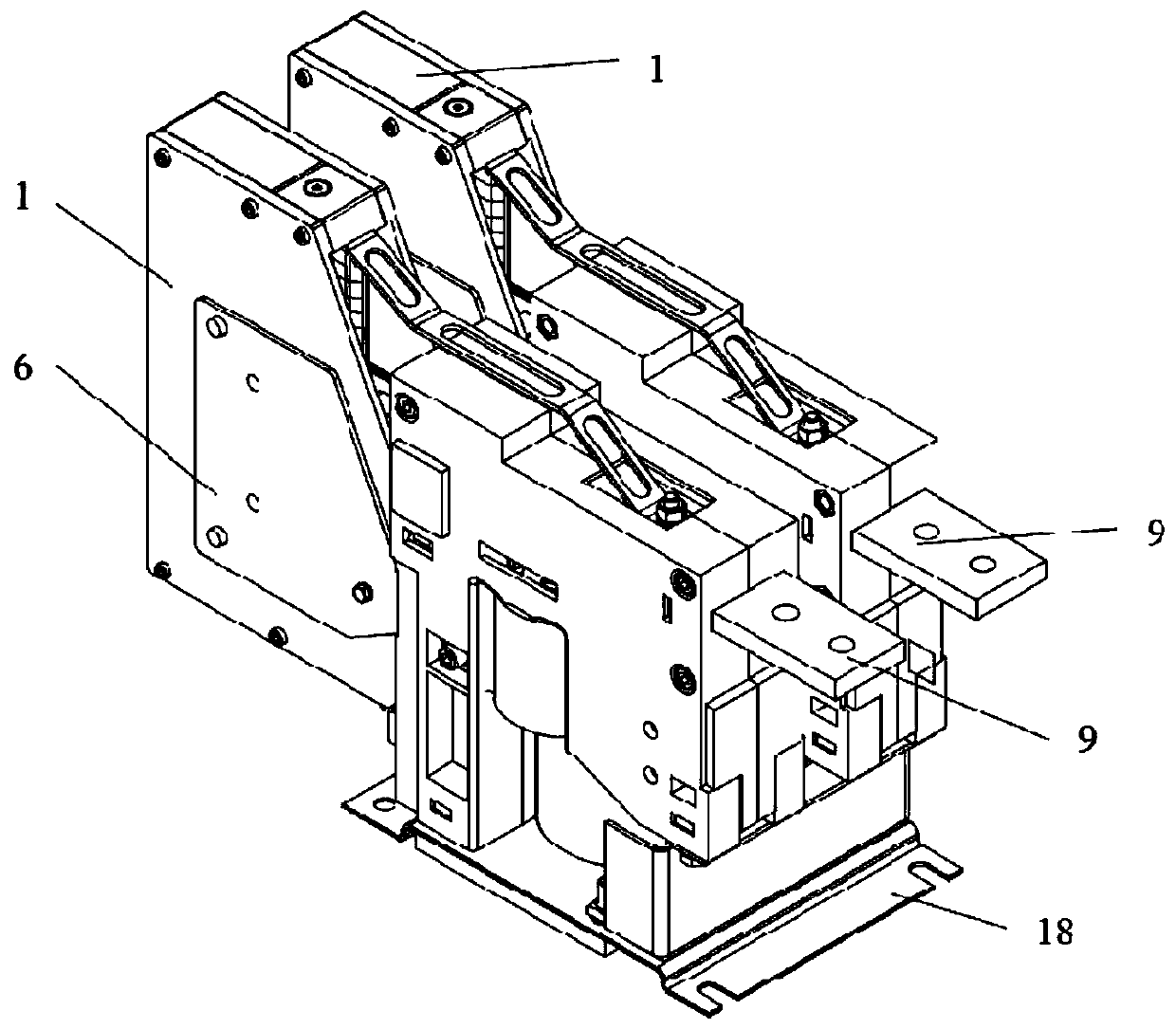 A high current DC contactor