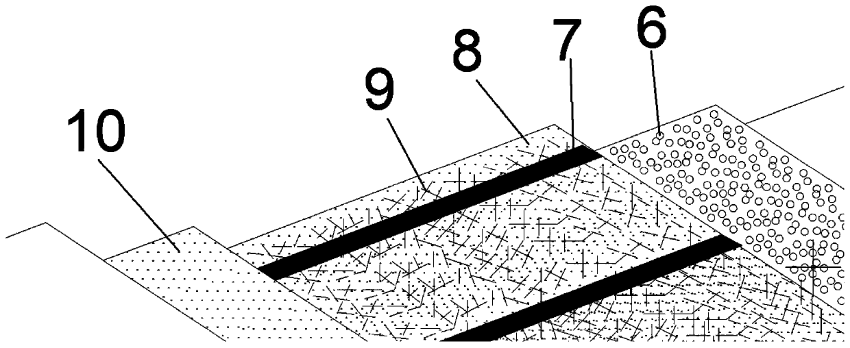 Pavement paving structure for melting snow and ice and using method thereof