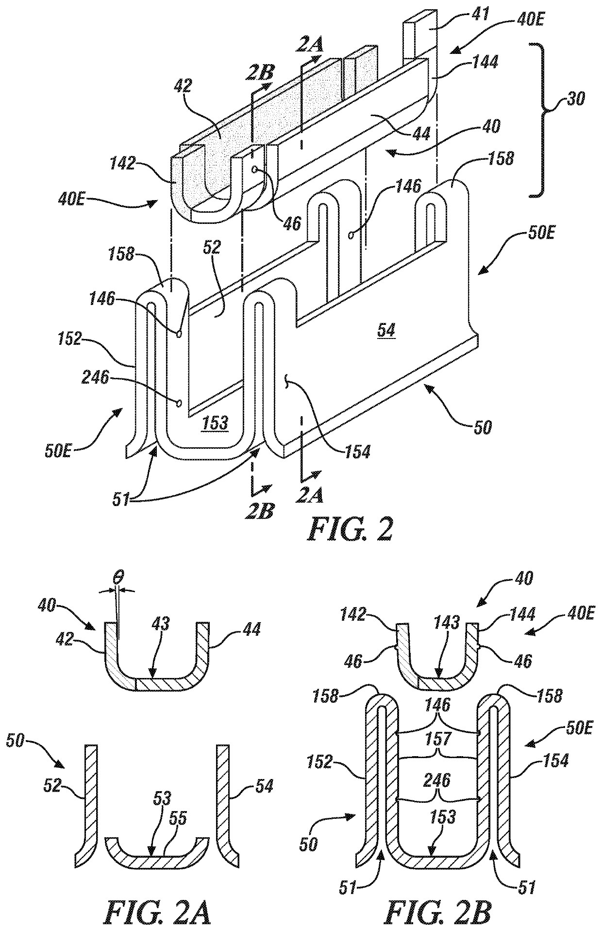 Battery assembly with multi-piece bus bar cap assembly