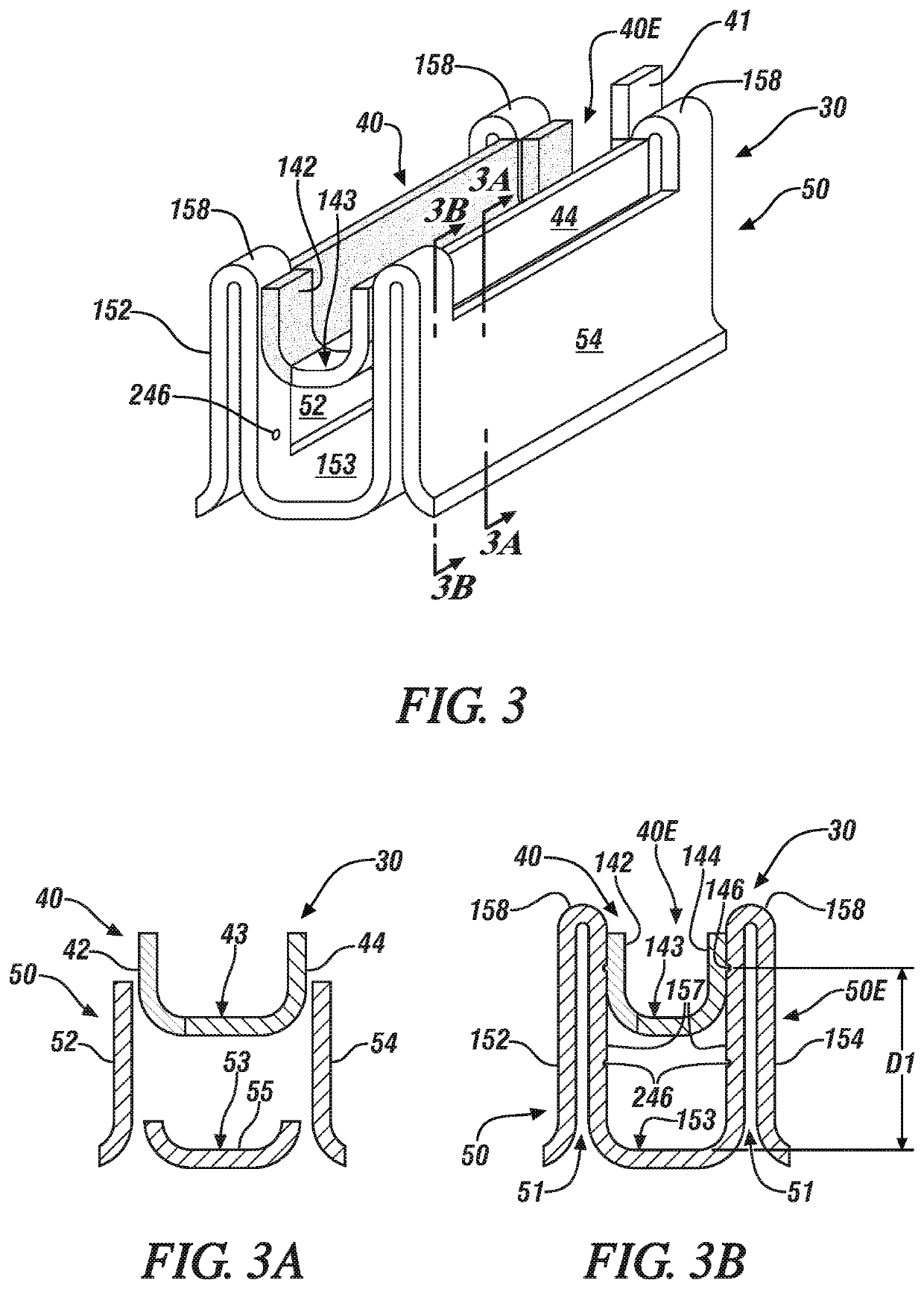 Battery assembly with multi-piece bus bar cap assembly