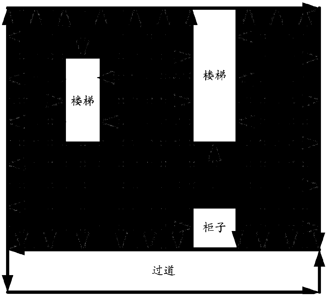 Indoor map data building method and device and indoor positioning method and device