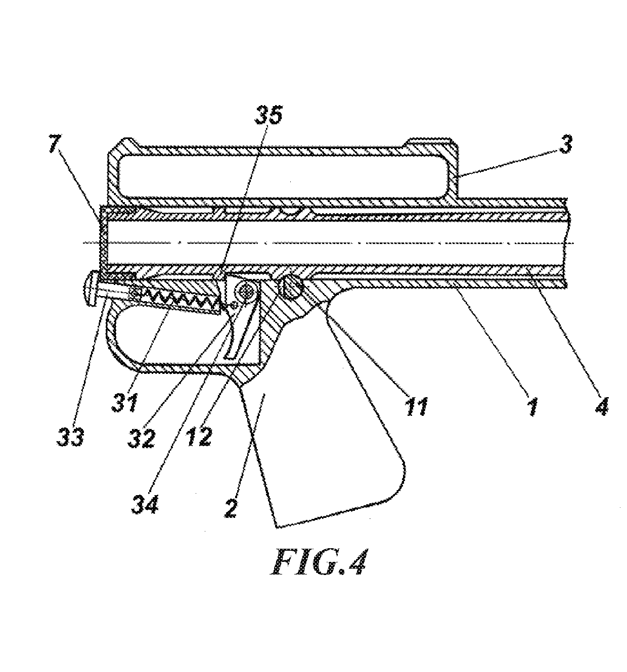 Recoilless underwater firearm