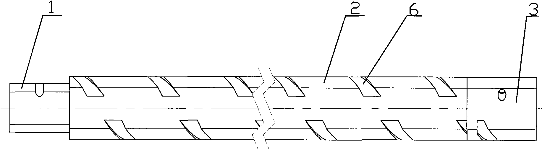 Irregularly shaped multi-land notch groove drill rod