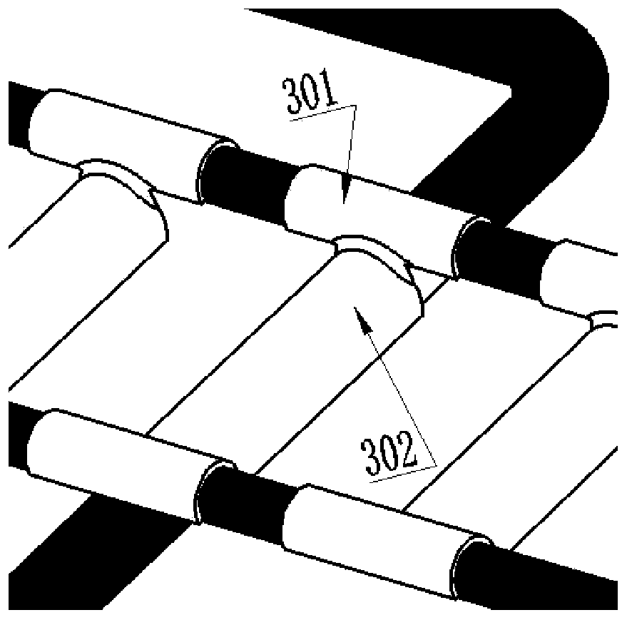 Long stator structure for magnetically levitated train and method for improving current-carrying capacity of long stator cable